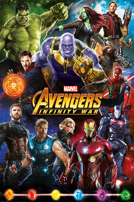Intuición panorama Lanzamiento Avengers: Infinity War - Characters Póster, Lámina | Compra en Posters.es