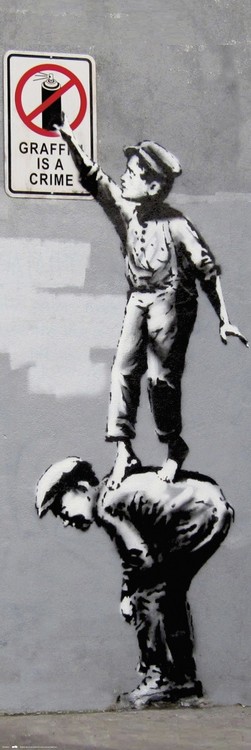 Banksy poster online