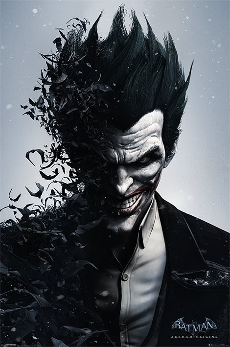 Плакат BATMAN ARKHAM ORIGINS - joker