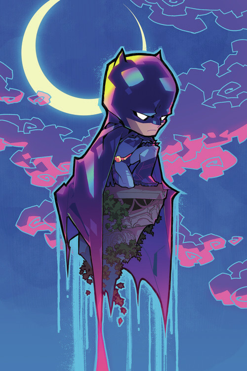 Wall Mural Batman - Chibi Moon