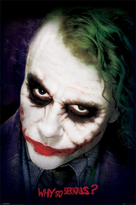 Batman: El Caballero Oscuro - Joker Face Póster, Lámina | Compra en  