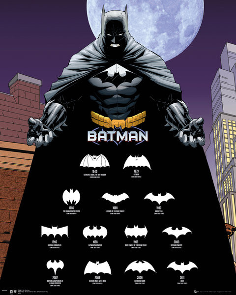 Poster Batman - Logos | Wall Art, Gifts & Merchandise | UKposters