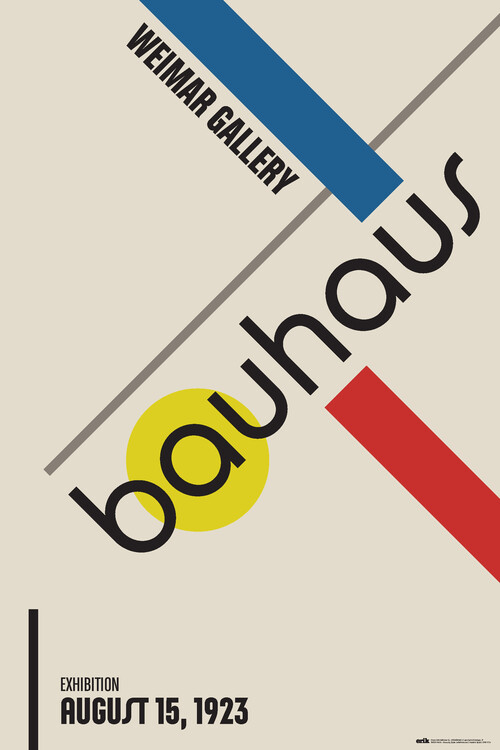 Poster Bauhaus | Wall Art | 3+1 FREE | UKposters
