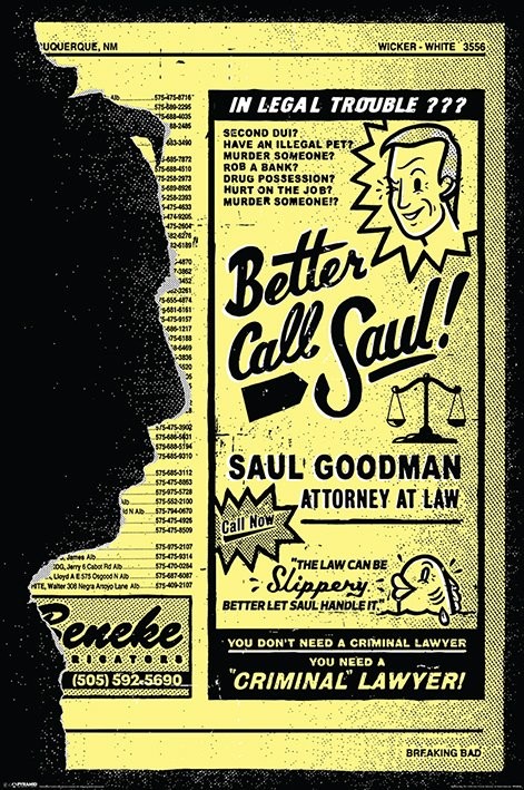 Poster Breaking Bad - Better Call Saul!