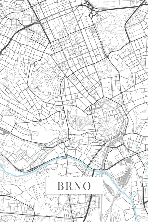 Behang Brno white