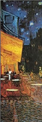 Konsttryck Café Terrace at Night - The Cafe Terrace on the Place du Forum, 1888 (part.)