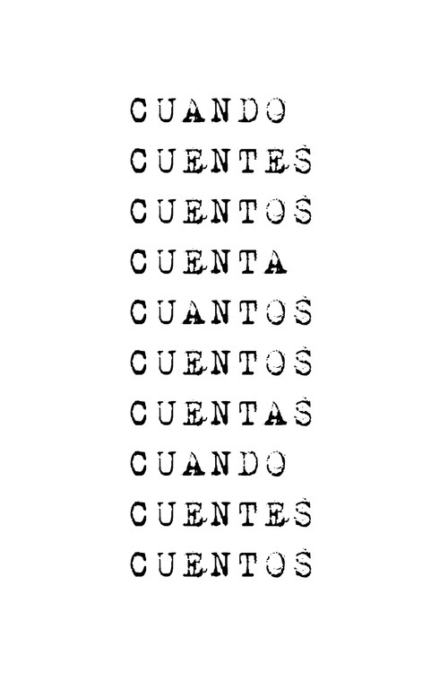 Behang Cuando cuentes cuentos