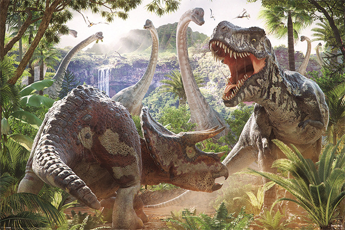 Poster David Penfound - Dinosaur Battle