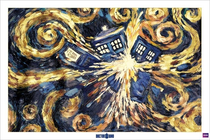 Плакат DOCTOR WHO - exploding tardis