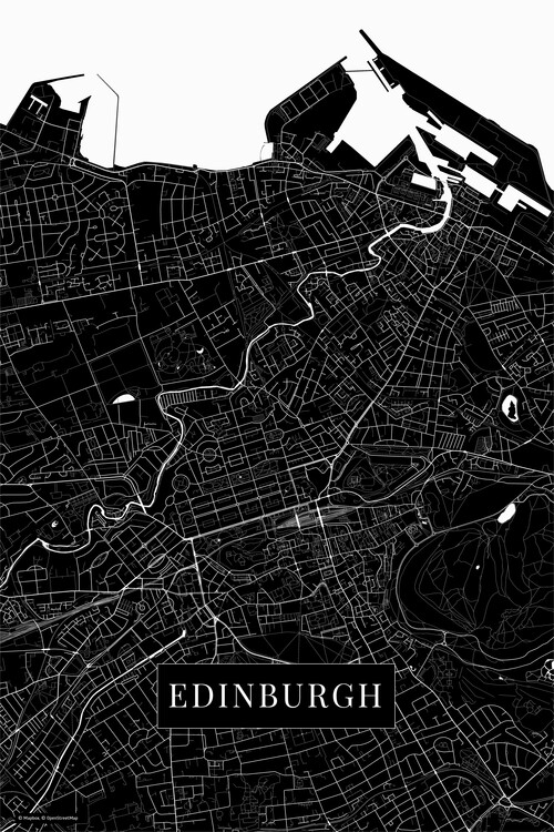 Behang Edinburgh black