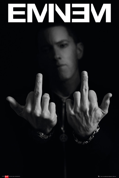 Poster Eminem - fingers | Wall Art, Gifts & Merchandise | UKposters