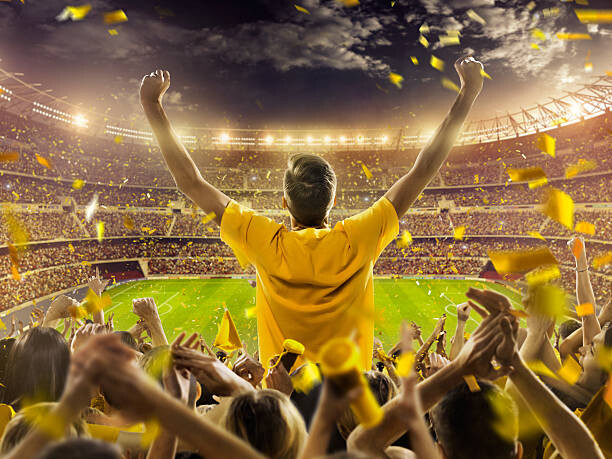 Póster Fans at stadium