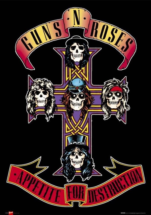 Плакат Guns'n'Roses - appetite