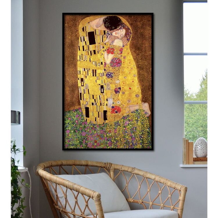 Zus kom tot rust impliciet Gustav Klimt - De kus poster | Grote posters | Europosters