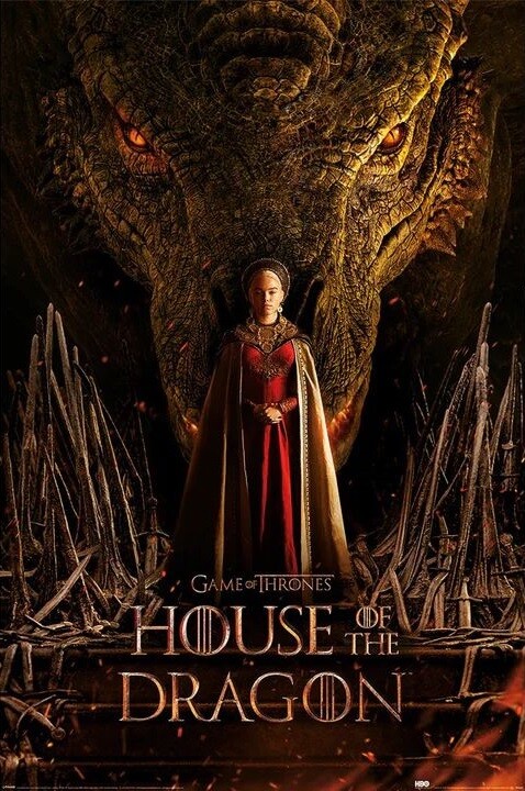 Póster House of the Dragon - Dragon Throne