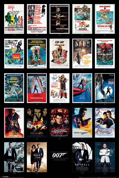 methodologie paar Pelgrim James Bond - Movie Posters poster | Grote posters | Europosters