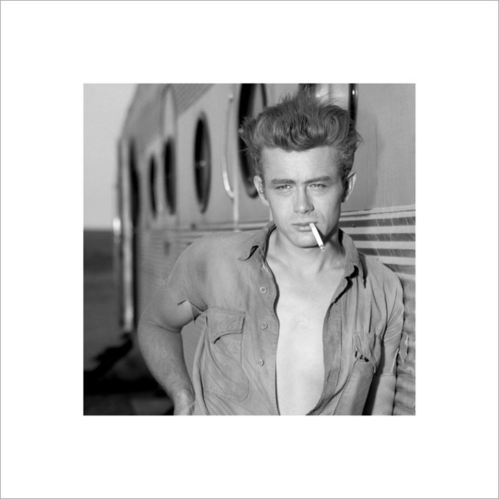 KUSTOM ART Wandposter James Dean – 42x30 Cm, Kunstdruck Auf Beschichtetem Papier, Ohne Rahmen