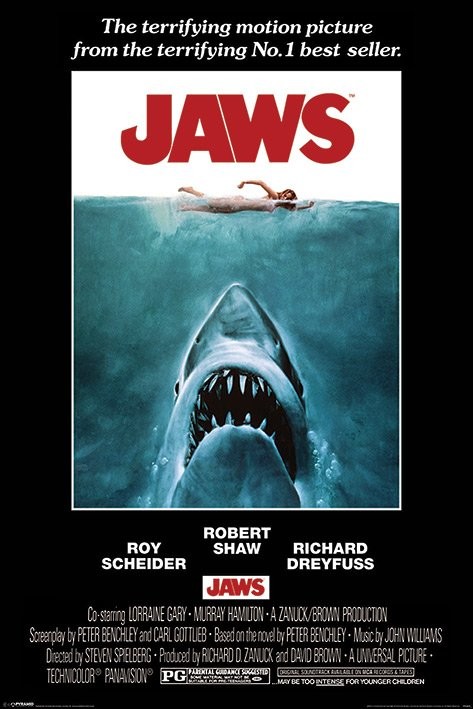 Poster Jaws One Sheet Wall Art 31 Free Europosters 1280