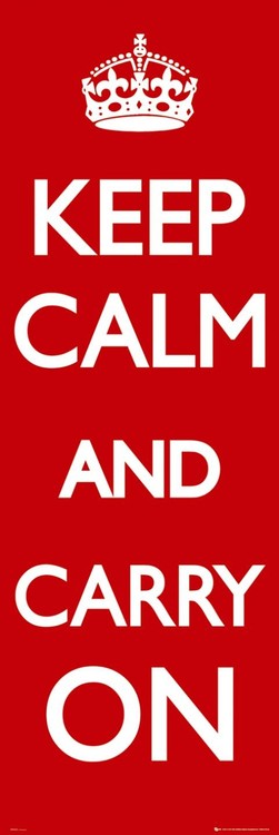 Poster Keep calm and carry on | Wall Art, Gifts & Merchandise | UKposters