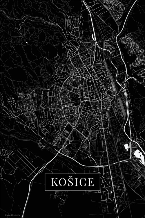 Behang Košice black