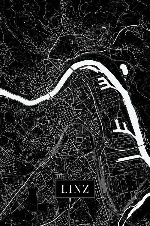 Behang Linz black