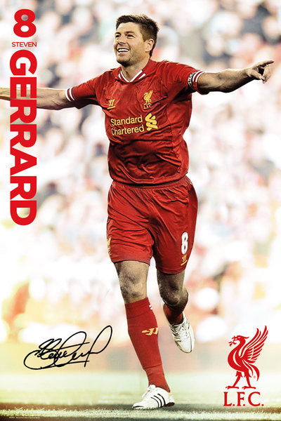 Liverpool - Gerrard 13/14 Póster, Lámina | Compra en 