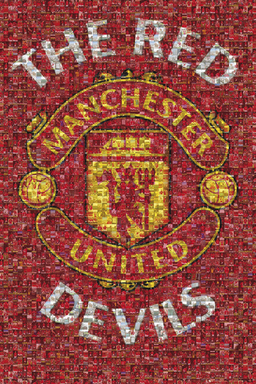 Плакат Manchester United - mosaic