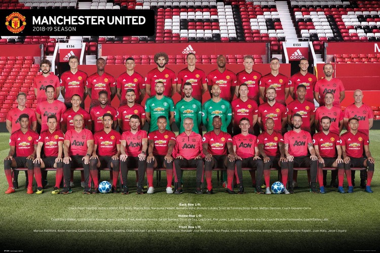 Poster Manchester United - Players 18-19 | Wall Art, Gifts ...