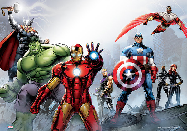 Poster MARVEL - group | Wall Art, Gifts & Merchandise 