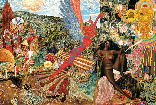 Poster Mati Klarwein - Santana Annunciation (Abraxas Cover Artwork)