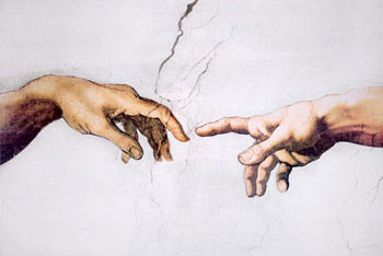 Michelangelo Buonarroti - Creation Of Adam Póster, Lámina | Compra En ...