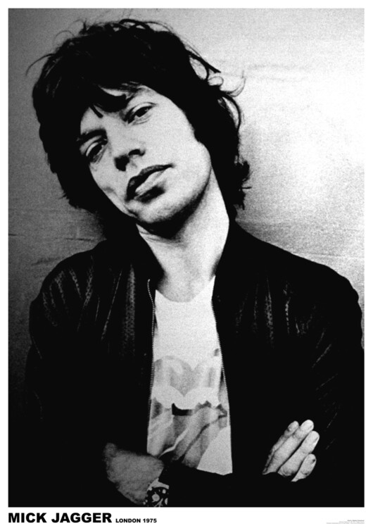 Póster Mick Jagger - London 1975