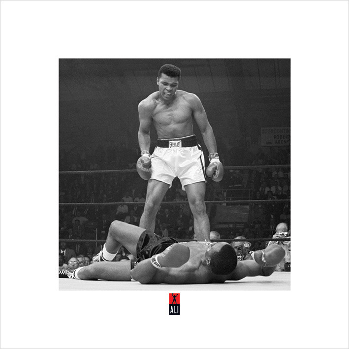 Muhammad Ali v Liston Kunstdruck