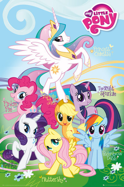 Poster MY LITTLE PONY - names | Wall Art, Gifts & Merchandise | UKposters