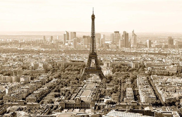 Poster Paris - sepia