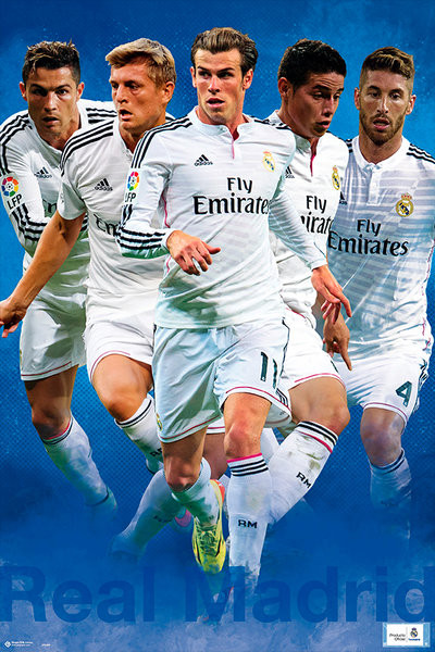 Real Madrid 2015-2016 Group Action Poster Poster Print - Item # VARGPE5024  - Posterazzi