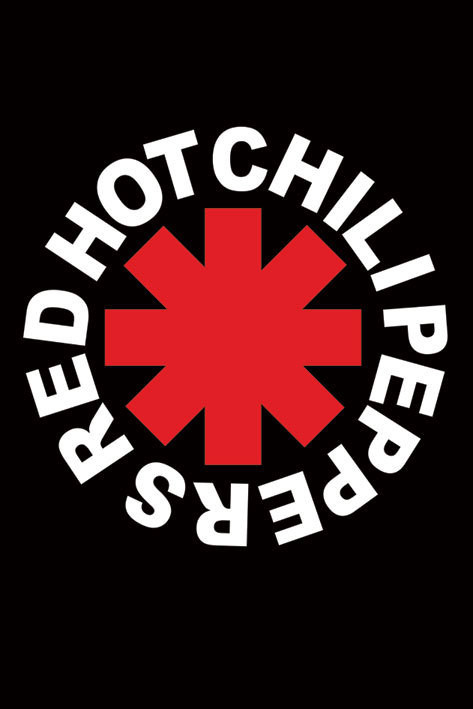 Плакат Red hot chili peppers -logo