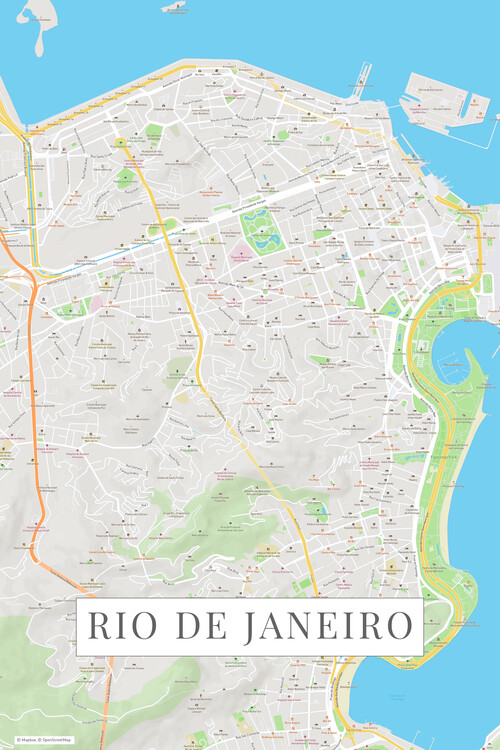 Poster Rio de Janeiro color