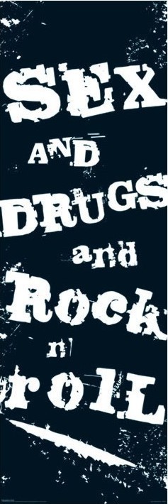 Poster s  drugs and rock n roll Muur posters 3 1 GRATIS  