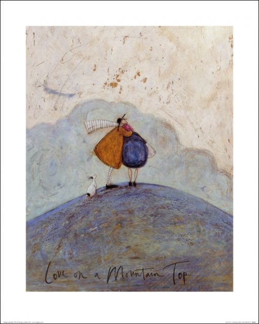 Konsttryck Sam Toft - Love on a Mountain Top