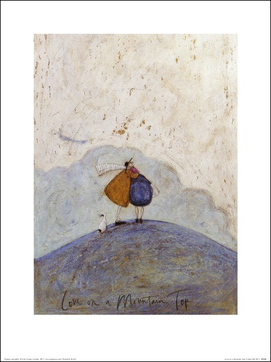 Konsttryck Sam Toft - Love on a Mountain Top