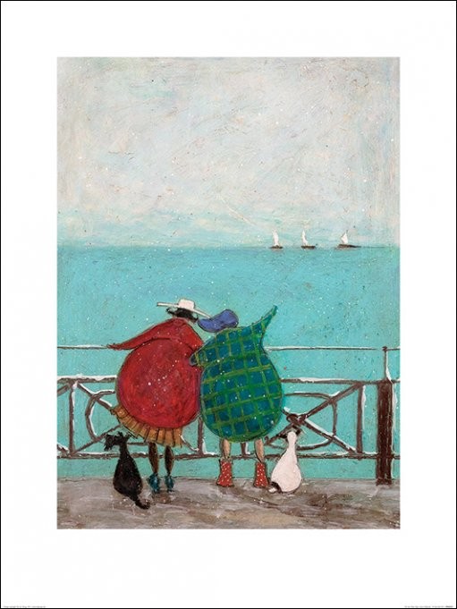 Konsttryck Sam Toft - We Saw Three Ships Come Sailing By