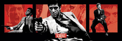 Poster SCARFACE - guns | Wall Art | 3+1 FREE | UKposters