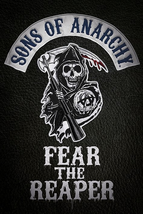 Плакат Sons of Anarchy - Fear the reaper