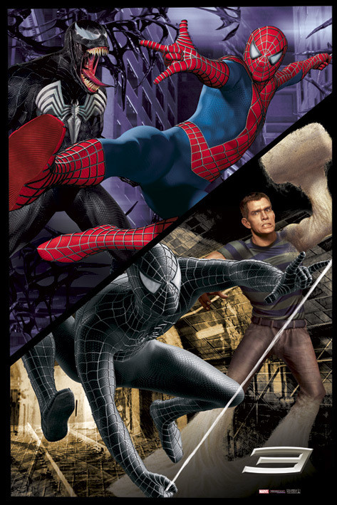 SPIDERMAN 3 - splitt Póster, Lámina | Compra en 