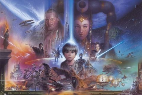 Star wars collage sales poster