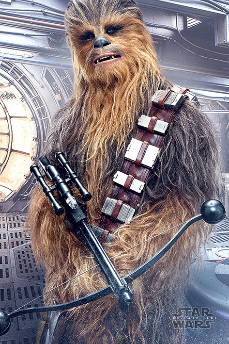 baas huisvrouw bestrating Star Wars: The Last Jedi - Chewbacca Bowcaster poster | Grote posters |  Europosters