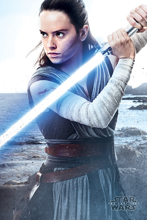 dood gaan Injectie Ijzig Star Wars: The Last Jedi - Rey Engage poster | Grote posters | Europosters