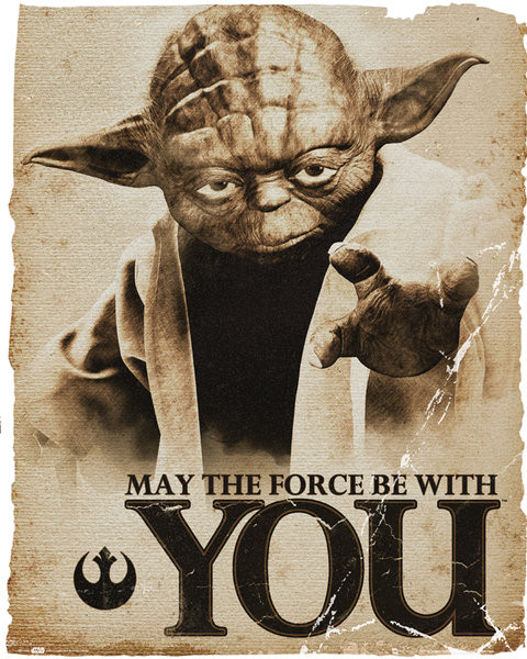 Poster Star Wars - Yoda Force | Wall Art, Gifts & Merchandise | UKposters