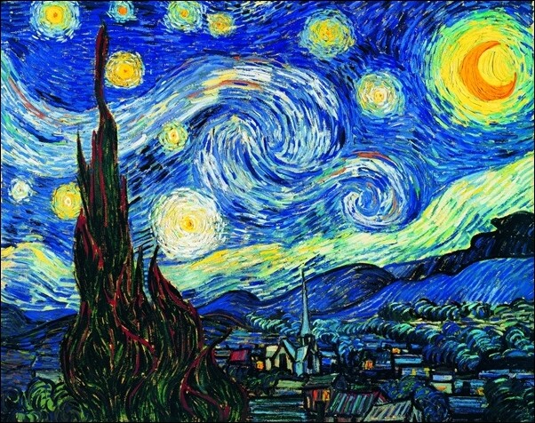 starry night painting year